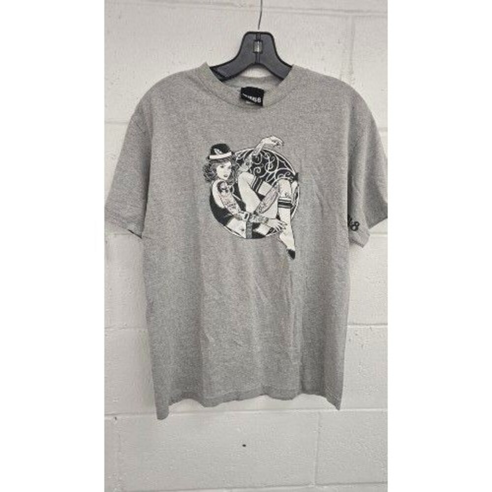 Rebel Eight REBEL8 T-Shirt White Tattoo Women Art Graphic Tee Men's M